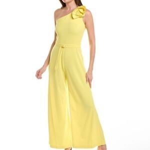 MAISON TARA One Shoulder Savannah Jumpsuit Size 16
